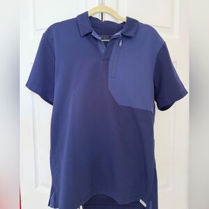 Figs Men's Navy Polo Set - Shirt (XS) and Pants (S)
